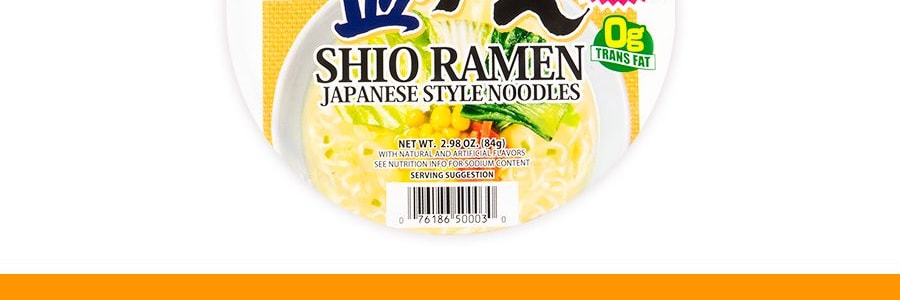 日本SAPPORO ICHIBAN札幌一番 鹽拉碗麵 碗裝 84g