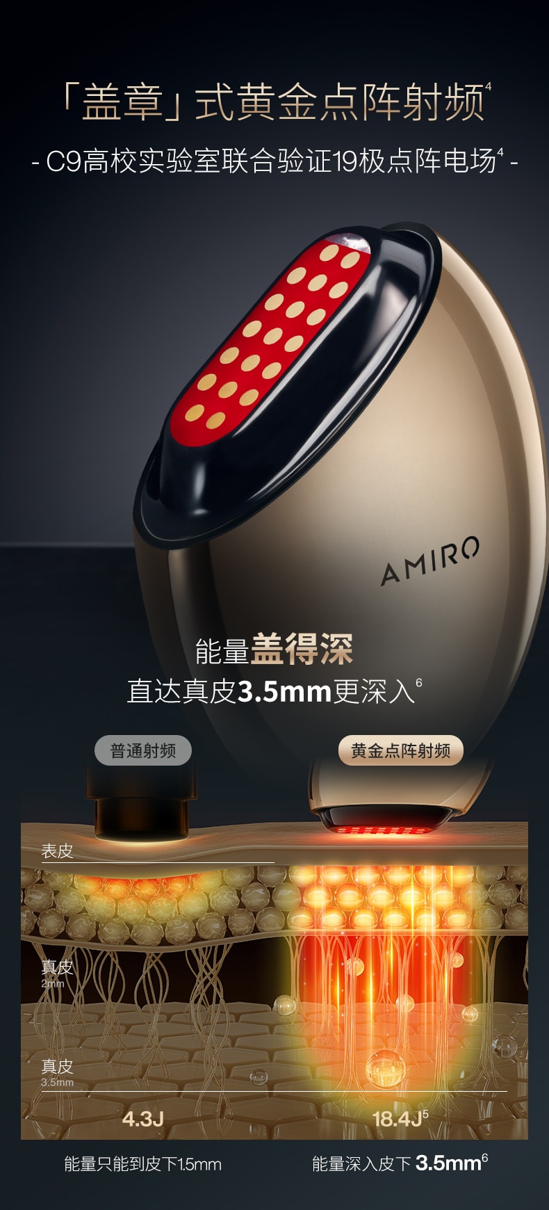 【返校季促销】AMIRO觅光S1胶原炮玫瑰金爱意聚胶限定礼盒