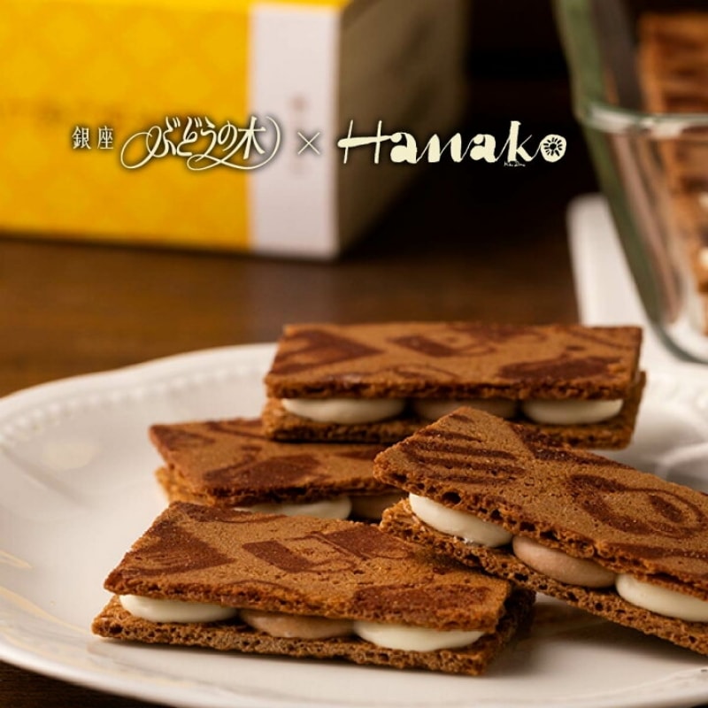 【日本直邮】日本洋菓子名店 银之葡萄 联名限定 咖啡巧克力 提拉米苏夹心饼干 6枚装