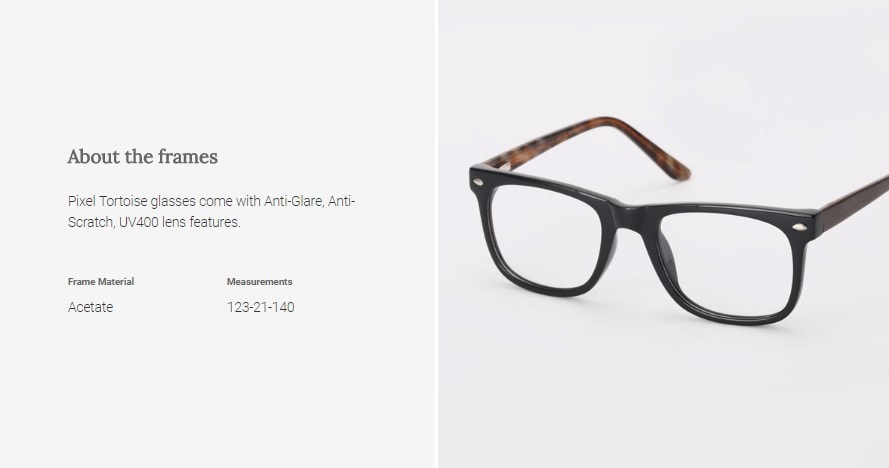 Digital Protection Glasses: Pixel - Tortoise (DL75013 C2)