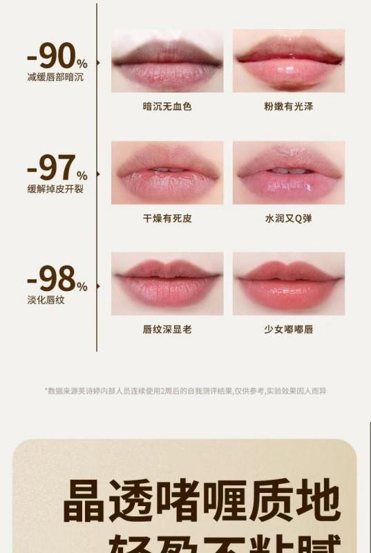 【中国直邮】 芙诗婷 三草油唇膏正品润唇膏 去角皮淡化唇膜防干裂不是保湿滋润 8g/支