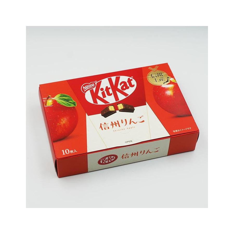 日本 NESTLE 雀巢 KITKAT 地域限定 信州限定 苹果味巧克力威化 10枚装