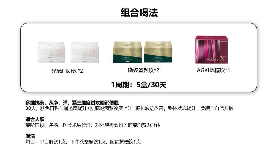 【日本直郵】 日本 曉姿 新品 麥角硫因塑顏飲PQQ線粒體膠原蛋白飲 30ml*15支