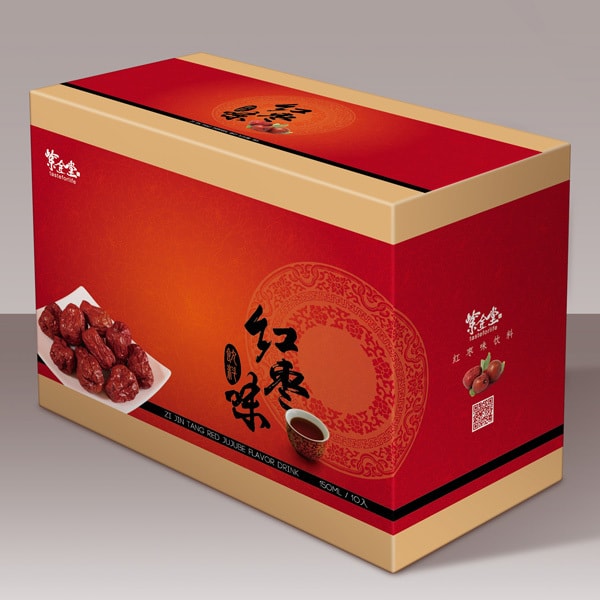 台湾紫金堂極品红枣茶一盒10包*150毫升