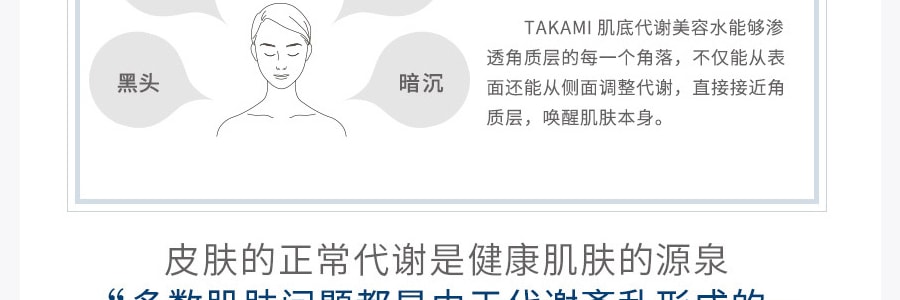 日本TAKAMI 小藍瓶肌肉底代謝精華美容液 溫和調理角質去黑頭縮毛孔 30ml*2【用一囤一超值裝】