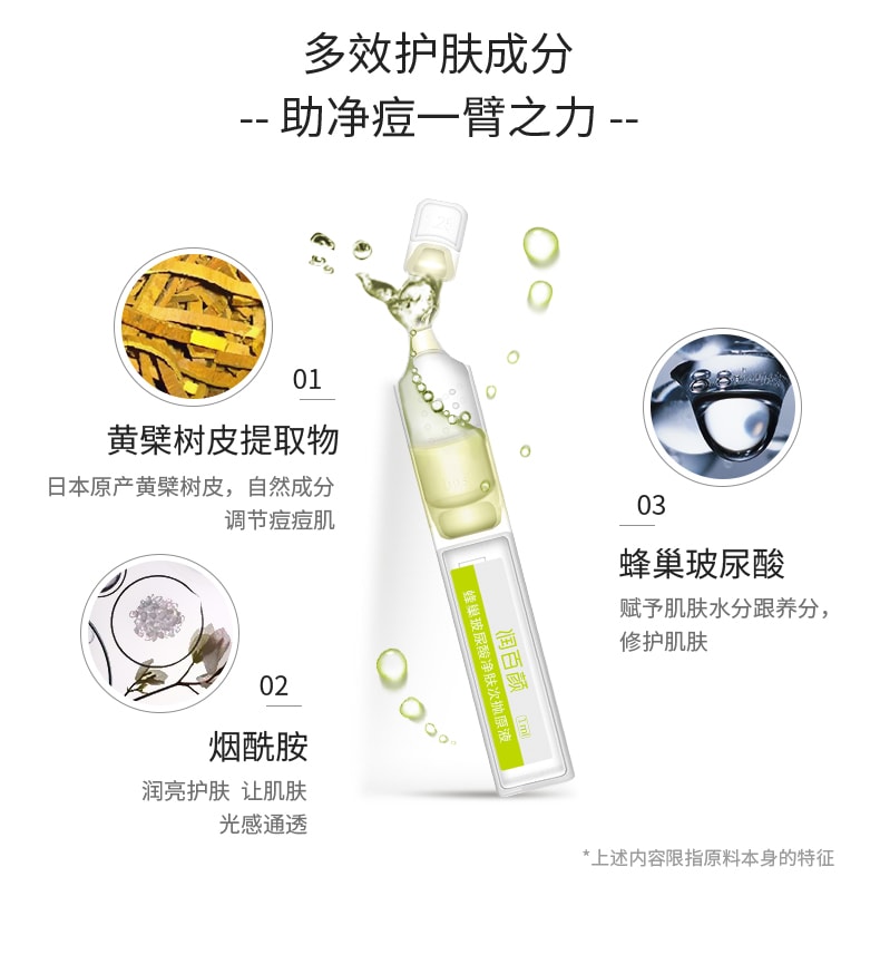 中國 潤百顏 蜂窩透明化酸淨膚次拋原液 1.5 ml x 30支