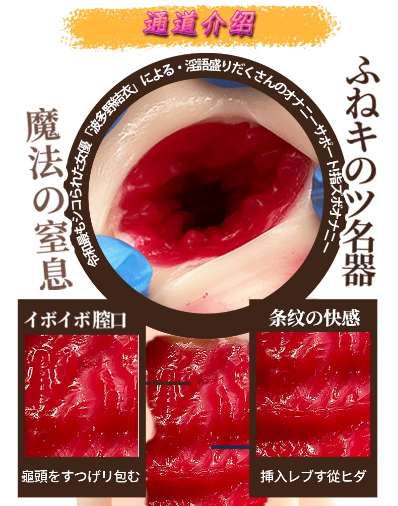 【中国直邮】正大 ingtoys  名器波多野结衣男用真阴倒模情趣性玩具飞机杯