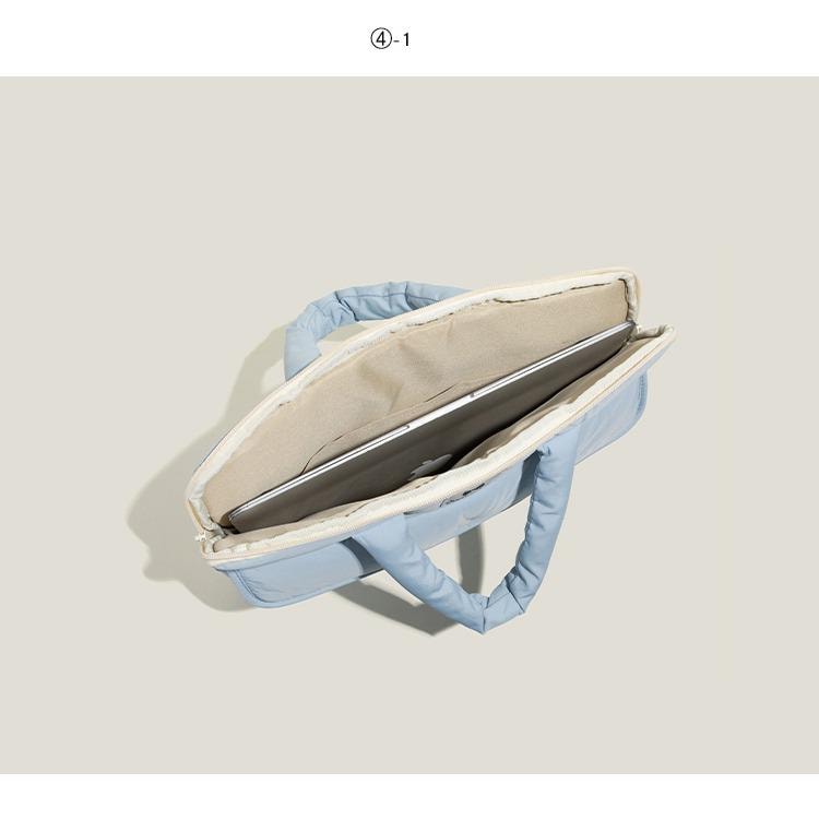 欣月 韩国 ins博主同款小众简约手提平板包 适用于iPad11/12英寸 防震防摔电脑收纳包 蓝色