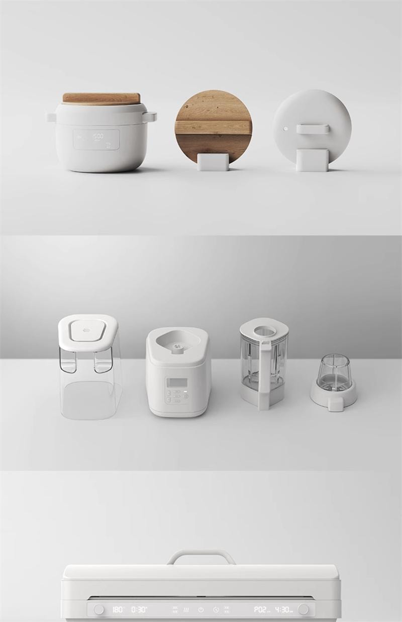 【中国直邮】 OLAYKS 立时榨汁机汁渣分离全自动小型电动无线便携 陶白色 1个装