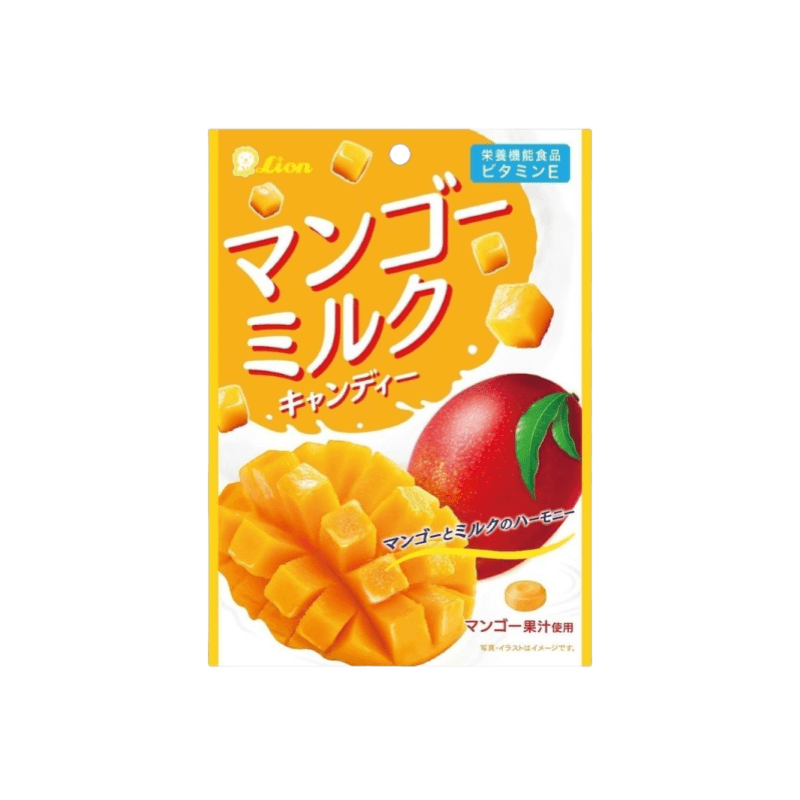 日本 LION狮王 芒果牛奶果汁硬糖 59g