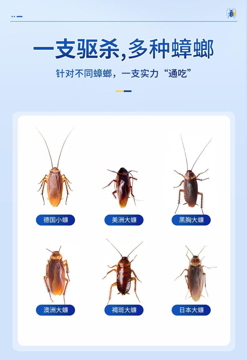 老管家 杀蟑胶饵灭蟑螂药非无毒家用室内孕婴正品杀虫蟑螂胶饵剂   10g/支