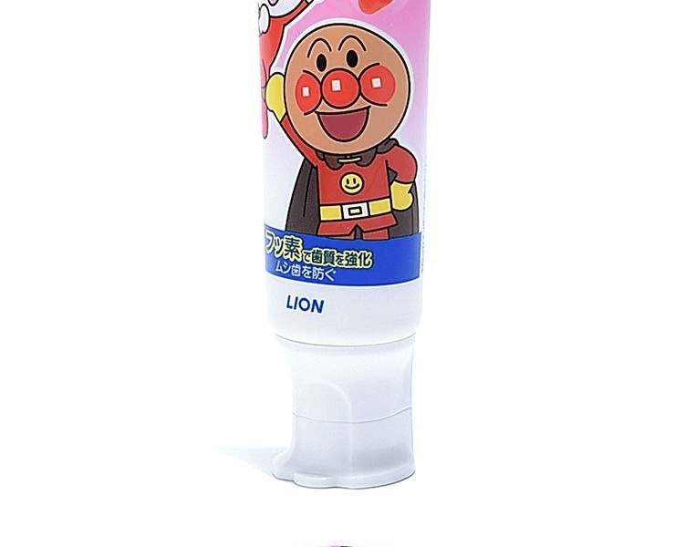 LION 狮王||儿童牙膏(面包超人)||草莓味 40g