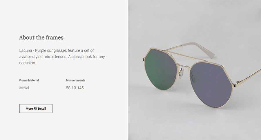 Fashion UV Sunglasses: Quantum - White Tortoiseshell (DL55070 C3)