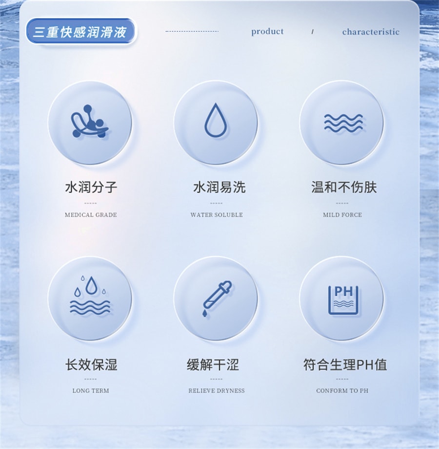 【中國直郵】獨愛 冰清涼感潤滑液 私處人體專用成人激情趣免洗爽滑液 200ml/瓶