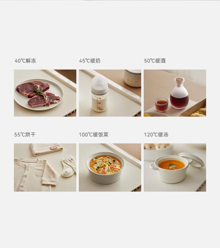 OLAYKS 暖菜板折叠家用硅胶保温板多功能热菜保温桌垫加热神器适用于厨房餐桌