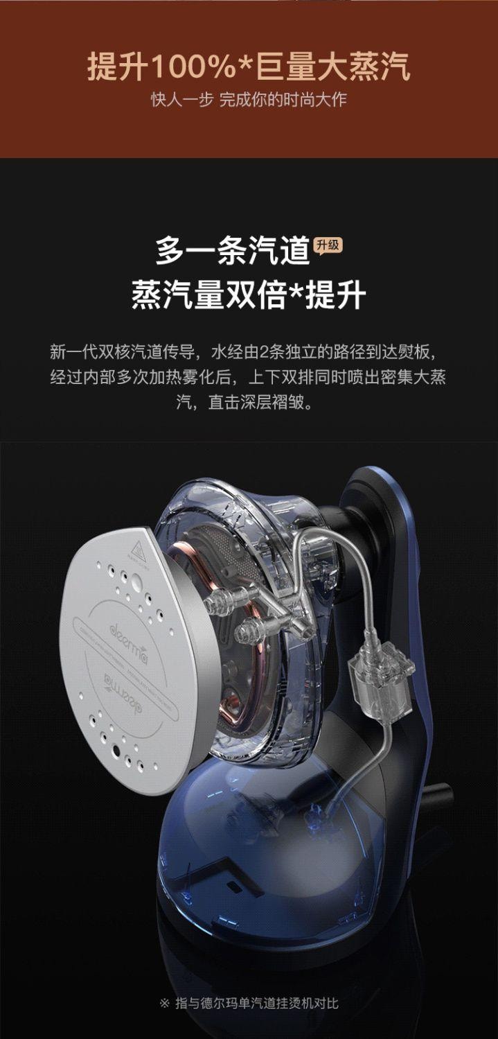 【中国直邮】小米有品 德尔玛手持挂烫机熨烫家用小型便携平熨衣服HS300