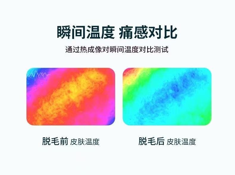 【中國直郵】榮事達 冰點除毛儀家用美容全身剃毛機神器 綠色 1個