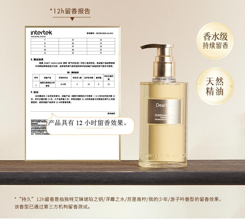 独特艾琳 香氛沐浴露 350ML-浮靡之水