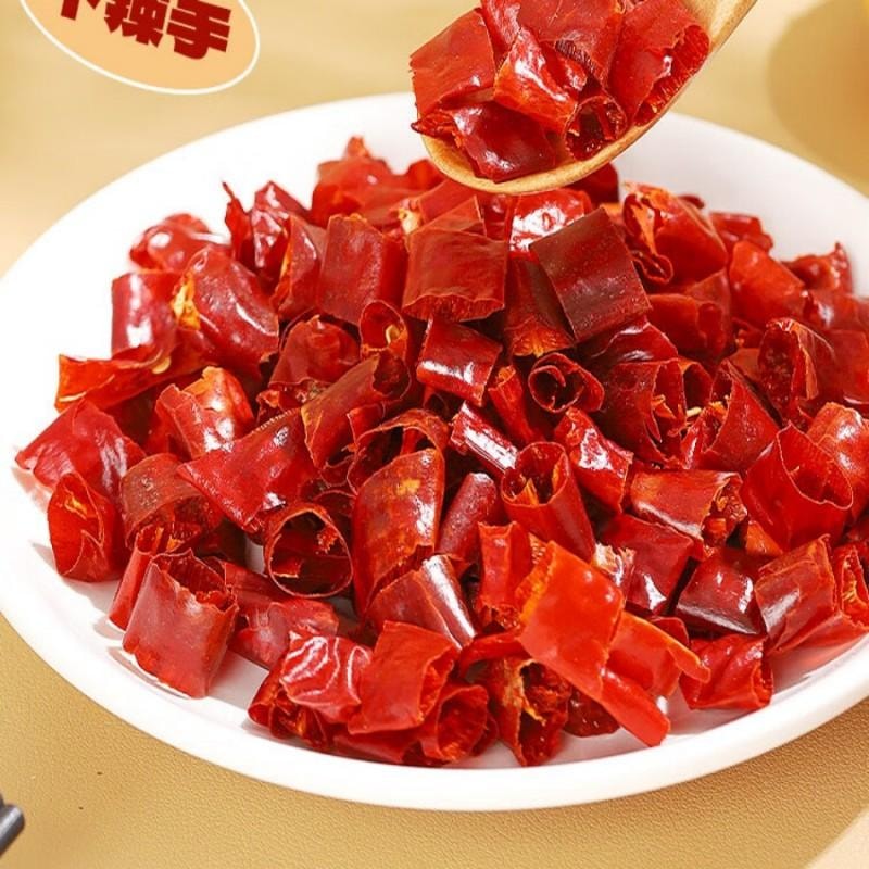 【中國直郵】 川珍 辣椒段100g瓶裝去籽去把乾辣椒節炒菜火鍋底料香辣海椒家用調味料