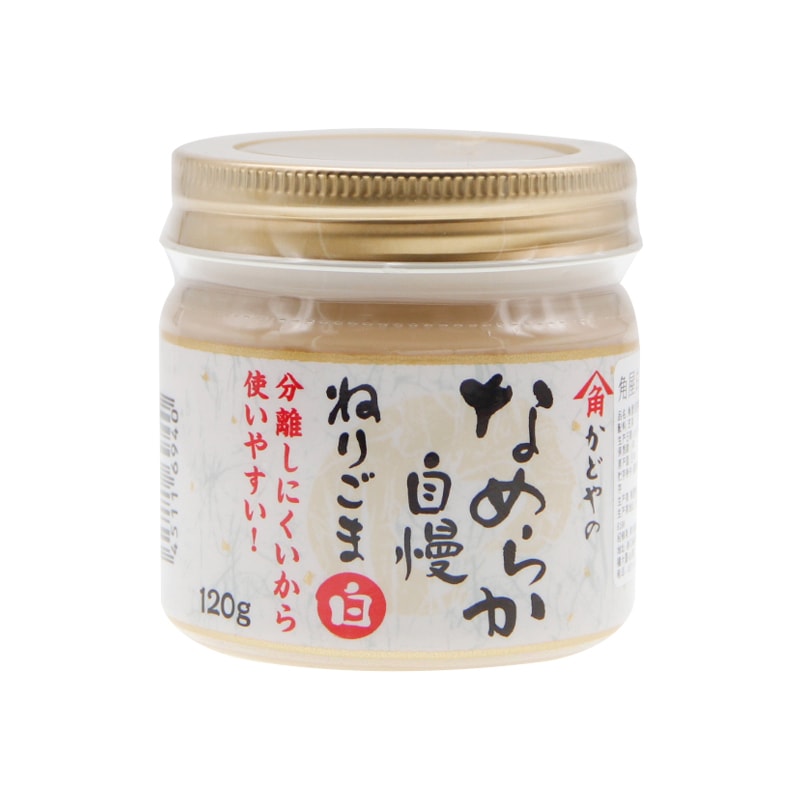 【日本直郵】日本角屋 補充鈣鐵養髮護髮 純天然無鹽白芝麻芝麻醬 火鍋 麻辣燙 好伴侶 120g