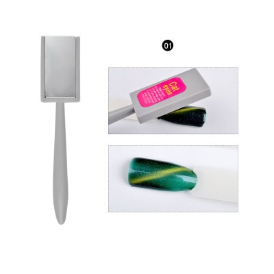 selects new cat's eye powerful magnet multi functional manicure tool #Round head small magnet