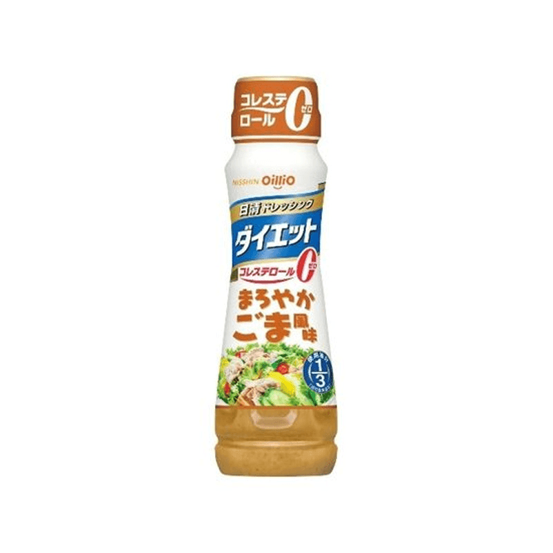 【日本直郵】NISSIN日清 0膽固醇沙拉汁調味醬 芝麻口味185ml