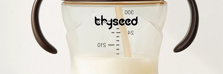 THYSEED世喜 大宝宝奶瓶 重力球防漏 7-10个月 300ml 手柄款