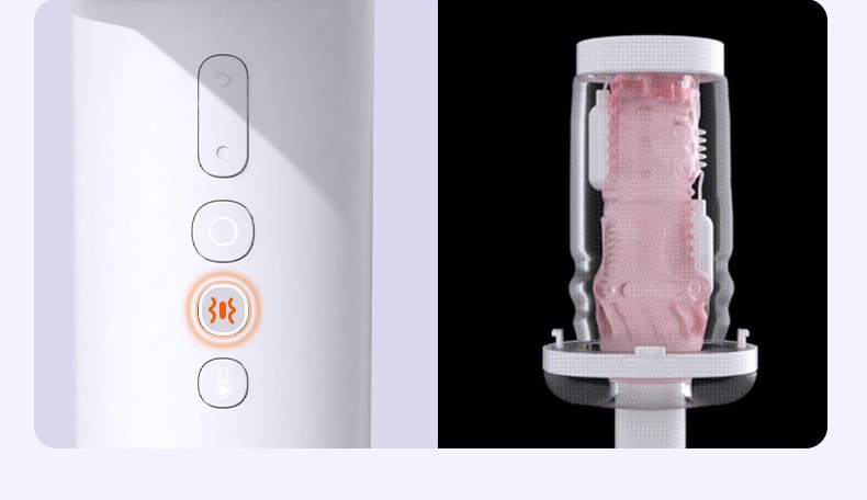 【中國直郵】AK 新品 全自動伸縮震動加溫飛機杯自慰器 S1 plus二代升級款 成人情趣用品