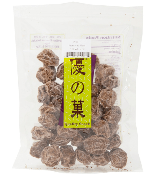 台湾 优之果【休闲零食】话梅王 7 盎司装/ 203克