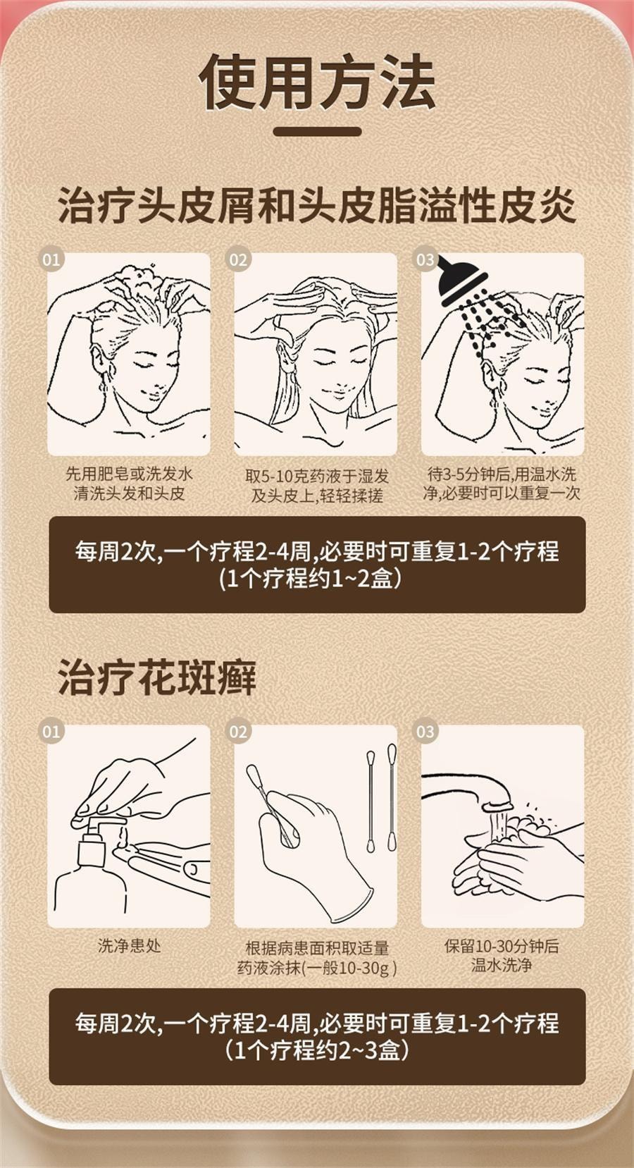 【中国直邮】 希王 二硫化硒洗头水洗剂去屑洗发水 100g /瓶