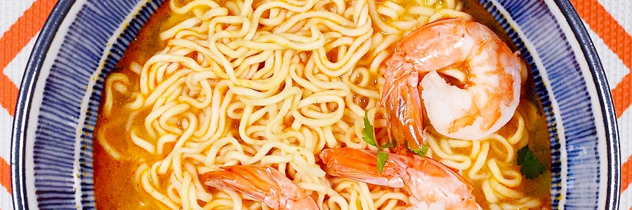 泰國MAMA媽媽 酸辣蝦口味泡麵 90g 泰式海鮮泡麵 宵夜速食