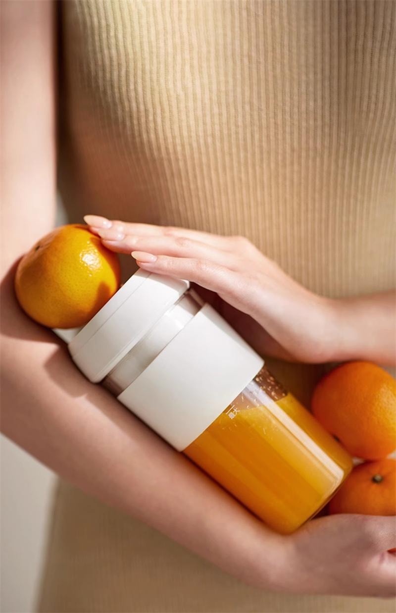 Lithonia Juice Extractor Small Portable Wireless Charging Multifunction Ice Crusher White 1pc