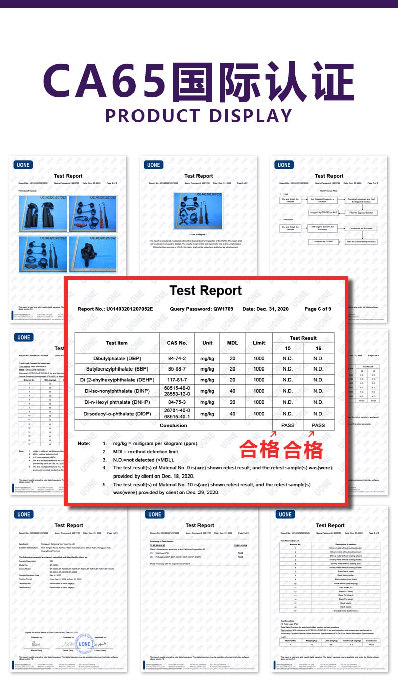 【中国直邮】BEING FETISH 新品 SM组合套装 8件套-棕色 成人必备用品