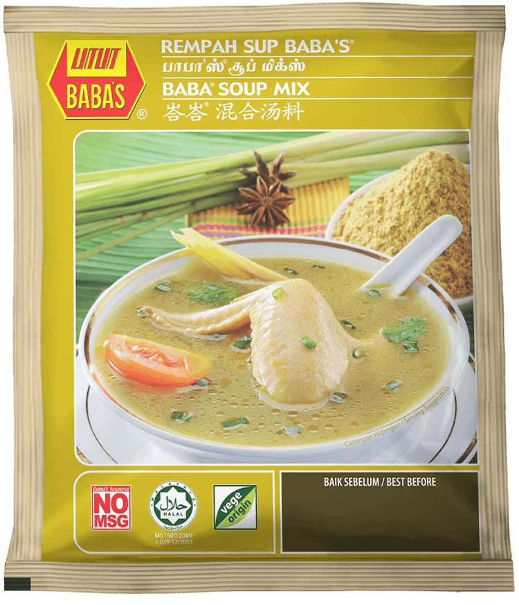 【马来西亚直邮】马来西亚 BABA'S 峇峇 混合汤料 250g