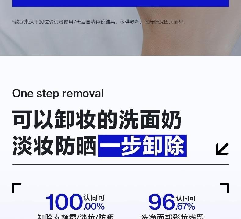 【中国直邮】 海洋至尊 三棱镜祛痘洗面奶 男士专用控油清洁黑头氨基酸洁面乳 150g/瓶