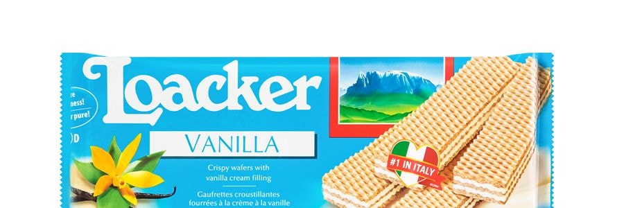 義大利LOACKER萊家 經典威化華夫餅 香草口味 175g