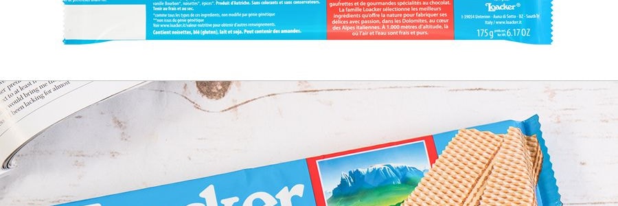 義大利LOACKER萊家 經典威化華夫餅 香草口味 175g