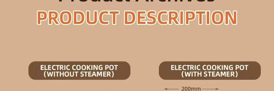 美國TAYAMA 電煮鍋 食物蒸籠一體鍋 多功能炒鍋小火鍋 一人食1.5L