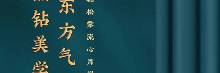 【预售 预计9月初发货】广州酒家 黑松露流心月饼礼盒 10枚入 500g 【黑松露流心*5+黑松露流心奶黄*5】