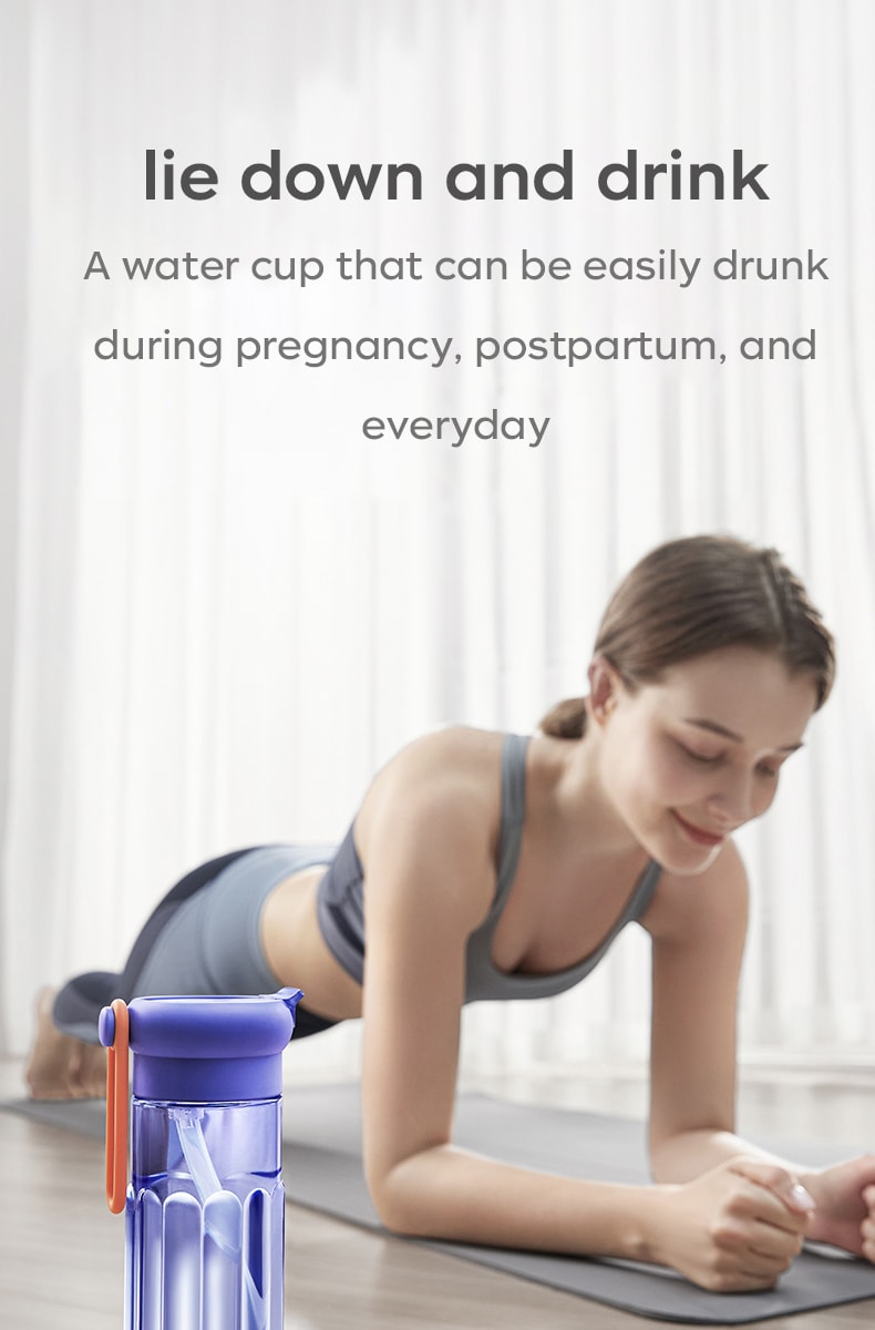 Sports Cup Straw Cup Pregnant Women Adult Water Bottle Drinking