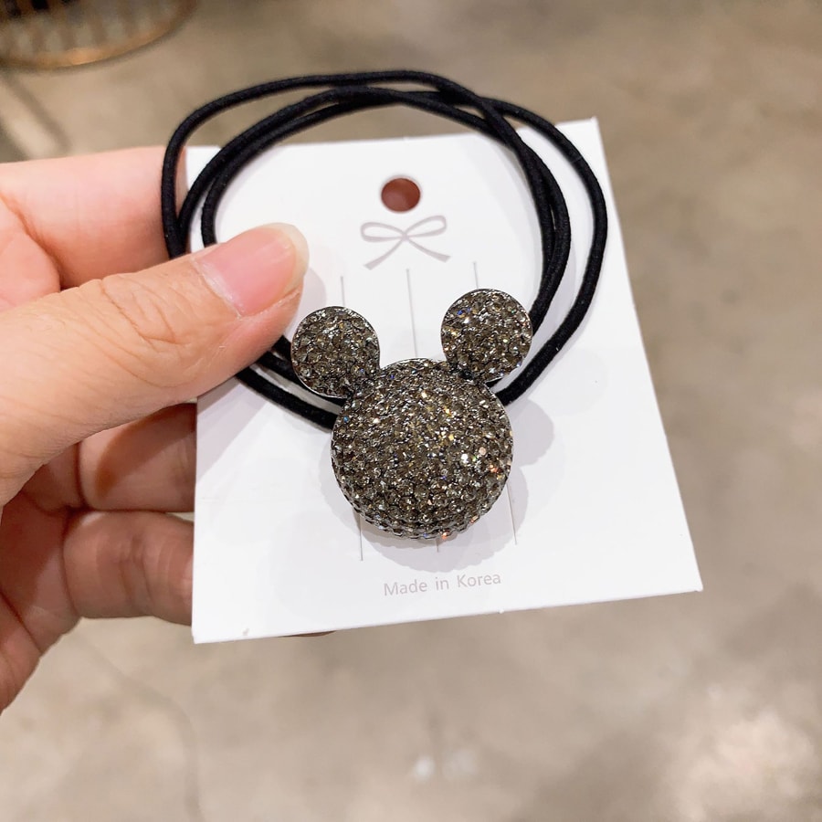 selected full diamond three-dimensional Mickey rope #grey
