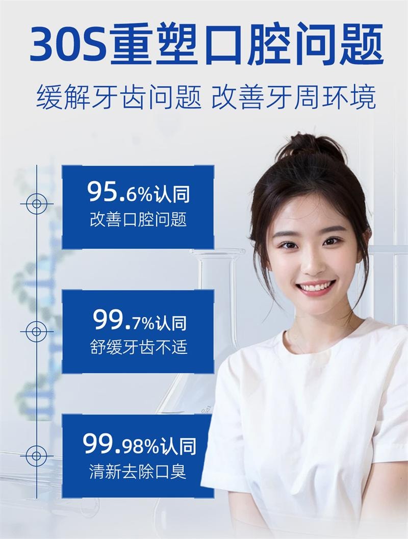 南京同仁堂 口腔抑菌膏100g/支 潔白去牙黃牙垢口腔清潔清新口氣修護牙膏幽門螺旋口腔抑菌牙膏 益生菌口腔抗敏 去口臭 根源抑菌