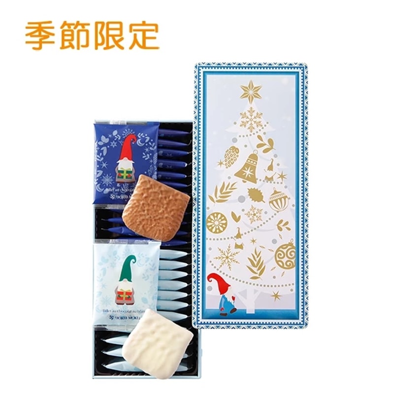【日本直邮】日本YOKU MOKU 2022年圣诞节限定  芝士饼干礼盒装 24枚装