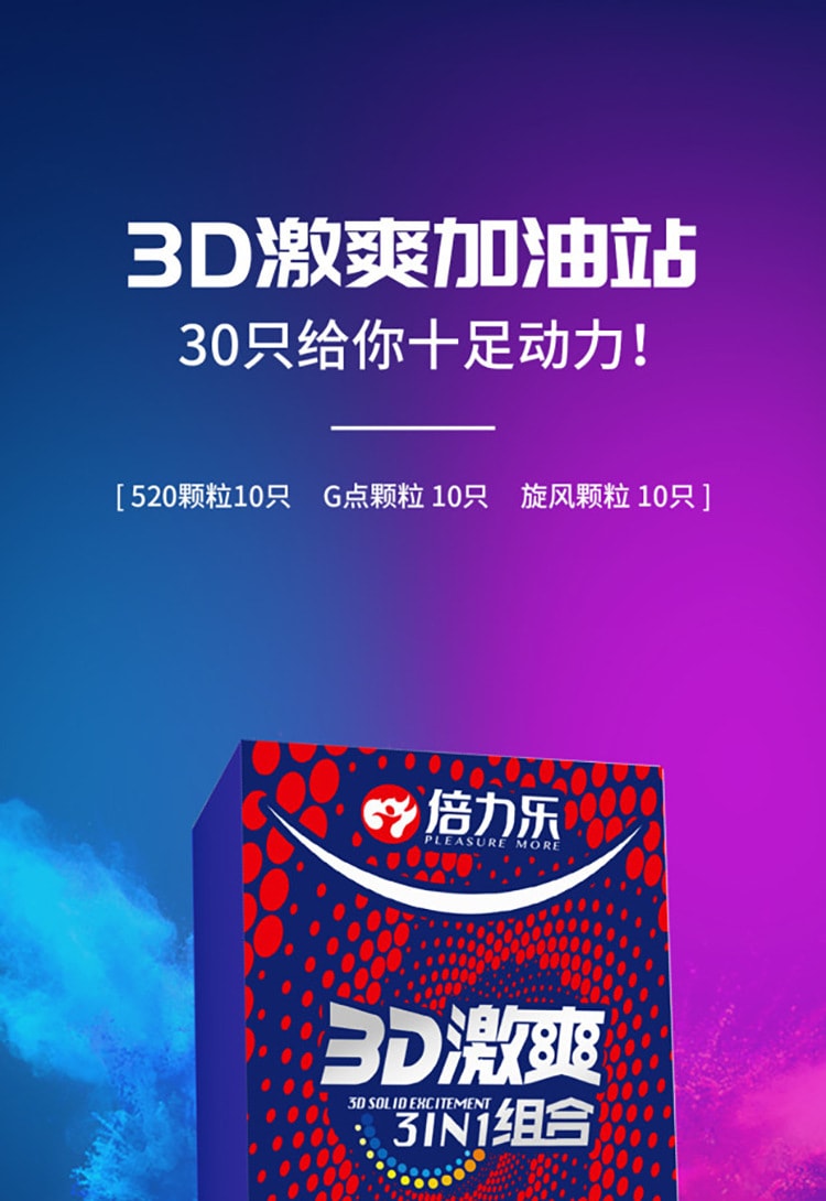 【中国直邮】倍力乐避孕套 经典超薄装 36个/1盒