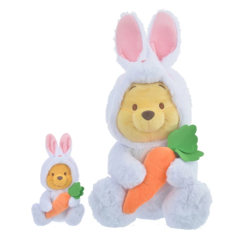【日本直邮】日本东京迪士尼DISNEY 兔年限定款 节日礼物 圣诞礼物 东迪版 白色兔子 维尼 S号 1个装 19.5×11.5×12(cm)
