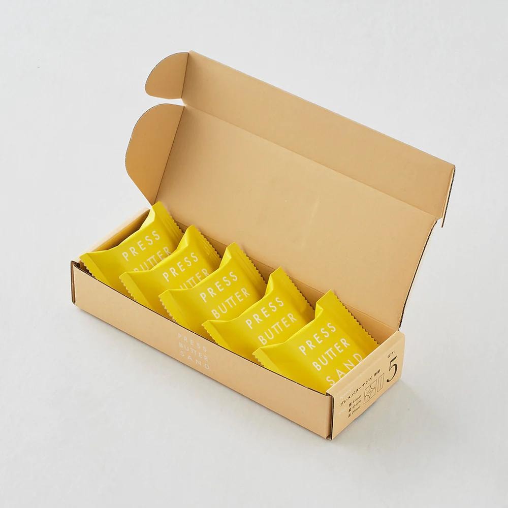 【日本北海道直邮】日本限定人气网红東京站press butter sand 黄油柠檬奶油曲奇5枚入