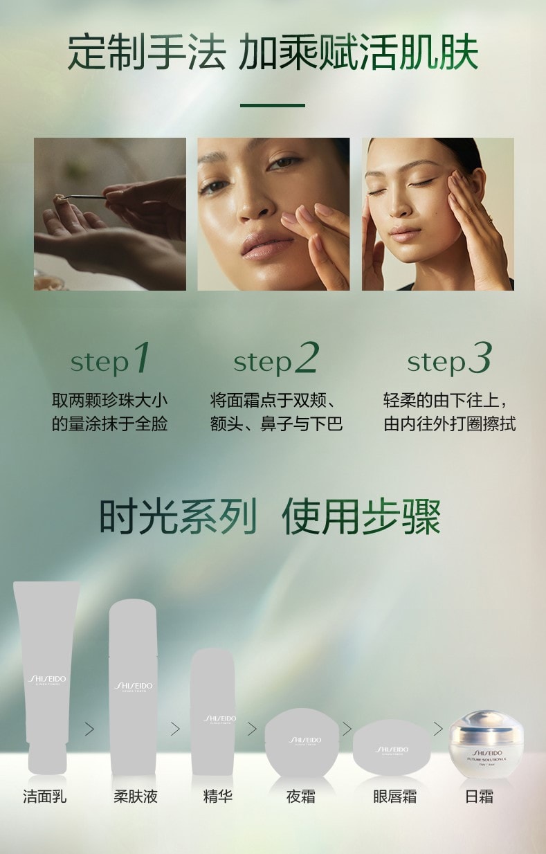 【日本直郵】資生堂 SHISEIDO 日版 新版 時光琉璃日霜 緊緻滋潤修護補水豐盈飽滿 SPF20・PA++++ 51g