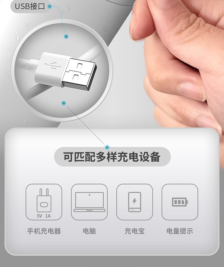 【中国直邮】撸撸杯 新品 SUCK-E电动全自动伸缩杯 白色款 1件