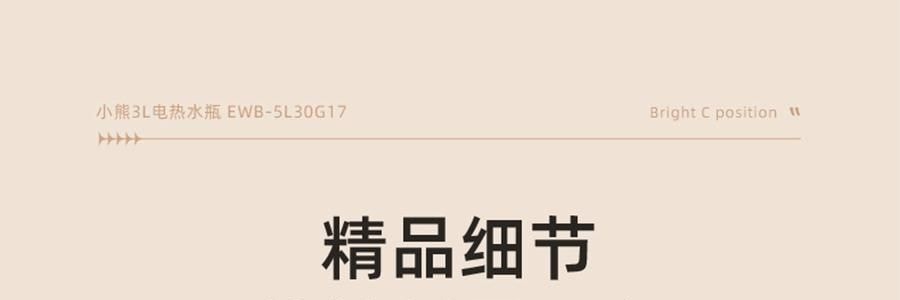 BEAR小熊 元氣小水吧 智慧不銹鋼電水瓶即熱飲水機 3.0L 白色