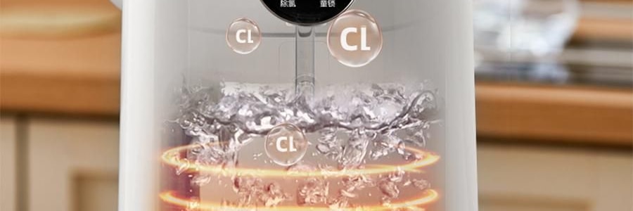 BEAR小熊 元氣小水吧 智慧不銹鋼電水瓶即熱飲水機 3.0L 白色